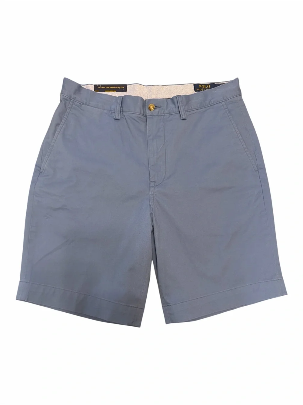 NWT Polo Ralph Lauren Stretch Classic Fit 9” Slate Blue Shorts Men’s 32